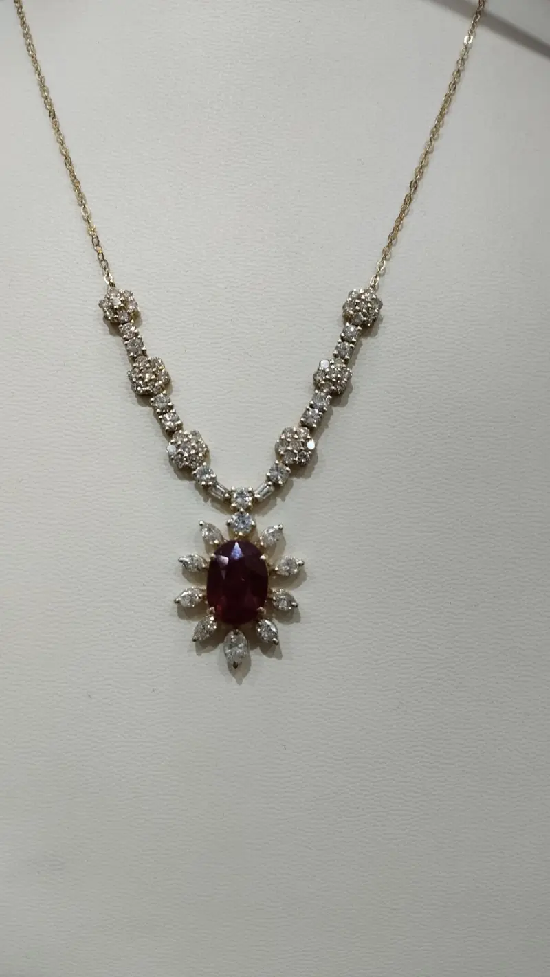 سبحه الماس مع حجر الزفير